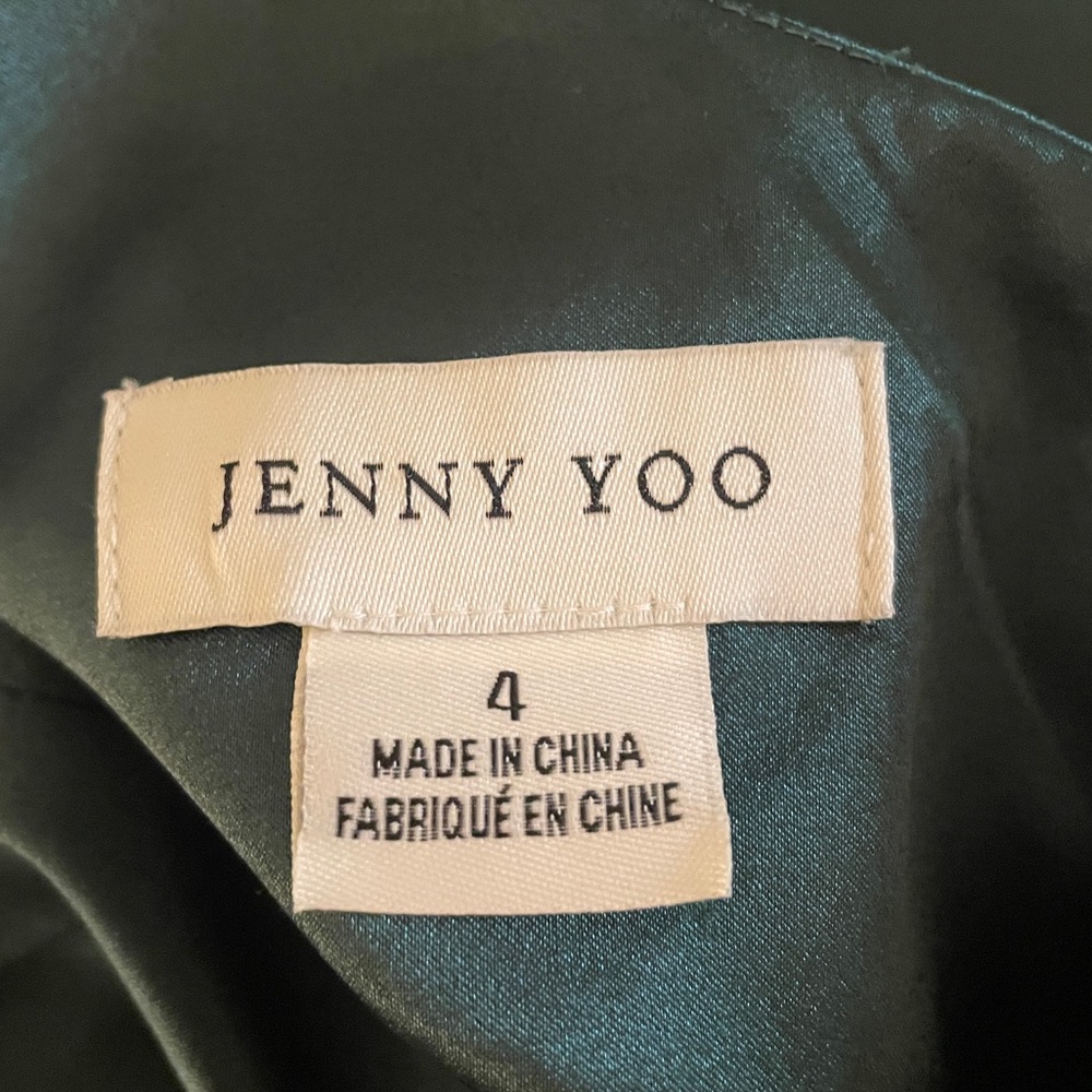 Jenny Yoo Emerald Green Wedding Dress - Picture 6 of 7